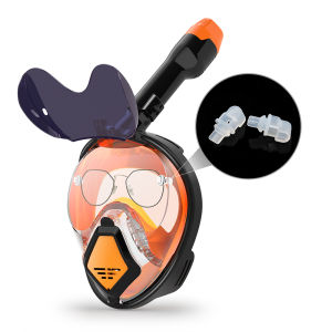 Professional หน้ากากดําน้ําดําน้ําใต้น้ํา Scuba หน้ากากดําน้ําแบบเต็มหน้า Anti Fog Goggles สําหรับเด็กผู้ใหญ่อุปกรณ์ว่ายน้ํา