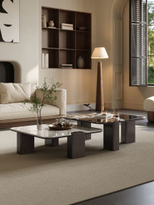 Minimalist Designer Square Coffee Table for Living Room