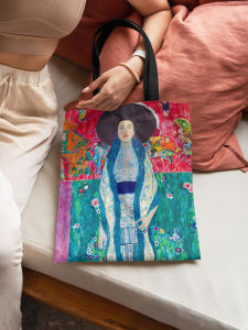 Fashionable Canvas Tote Bag with Zipper for Computer Shopping Vegetable Single Shoulder Bag Commuter Handbag Large Size