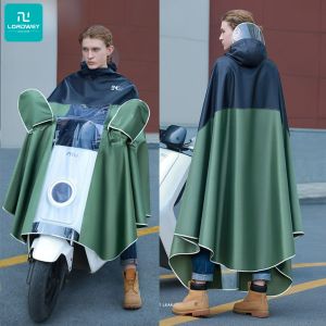 LORDWEY แฟชั่นเสื้อกันฝนพิเศษยานพาหนะไฟฟ้าเสื้อกันฝนสำหรับเต็มร่างกายฝนหลักฐานรถจักรยานยนต์คนเดียวเสื้อกันฝนคุณภาพสูง