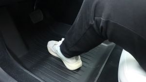 Suitable for Tesla Left Rudder Car Foot Pad Modification Model 3 tpe Material Waterproof Special Foot Pad for Special Car