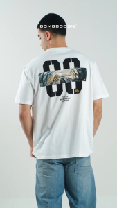 Bombboogie Kaos Pria Regular Moisle Offwhite 2.0 Exclusive Online 12F54B4OW