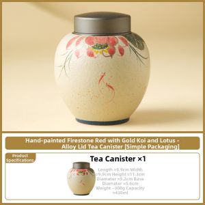 JISU | Moisture Proof Sealed Tea Storage Jar Ceramic