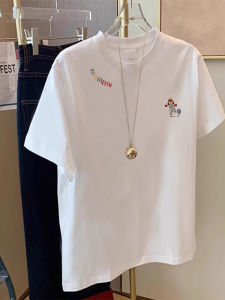 Stylish Easy-match Loose Cotton T-shirt