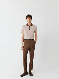 ICICLE | Slim Fit Wool Twill Trousers