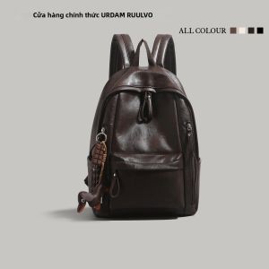 URCDN RDALVO | Balo Da Mềm Phong Cách Retro Dung Lượng Lớn