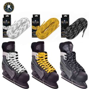 Ice Hockey Skate Laces Box-Packed Hockey Skate Shoe Lacer Dual Layer Braid 84-120inch Hockey Accessories