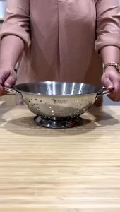 Sangku Bakul Nasi Stainless & Colander Tanpa Tutup: Wadah Wakul Nasi