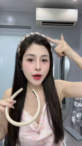 Băng Đô Gai Kẹp Chống Trượt Cài Tóc Tăng Phồng Đỉnh Đầu Băng Đô Tết Xoắn Uốn Dẻo Không Đau Đầu
