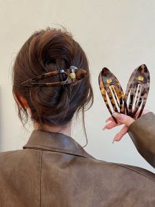 High Quality Large Size Shark Tail Hair Clip Elegant Lady Style Back of Head Hair Clip Fashionable Hair Accessories for Women