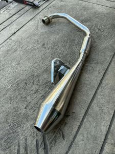 V5 BULLET PIPE FOR SKYGO 125/150 PNOY 125/155 MOTORSTAR X 125/155 TMX 125/155 RUSI 125/150/175 EXT 125/155 WITH RESONATOR and SILENCER
