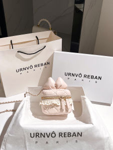 Cute Mini Diamond Chain Crossbody Lipstick Bag A.cound Song Korean Style Square Box Bag Daily Use Single Shoulder Bag