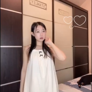 Đồ ngủ nữ hai dây màu trơn họa tiết đính nơ chất đũi gân mềm mịn mát mẻ mặc nhà dễ thương CARY