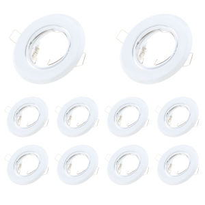 Đèn LED Âm Trần JOYINLED Khung Đèn 62mm Có Thể Điều Chỉnh Dành Cho Bóng Đèn MR16 GU10 Đèn Spotlight Kim Loại Lắp Âm Trần