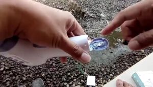 COD Kirim Cepat TaffOmicron Thermogun Thermometer Digital Tembak Suhu Badan Bayi Infrared AD801