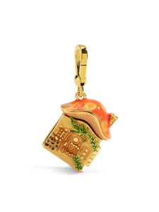 Mặt Dây Chuyền Hình Nhà Nấm Huyền Bí Mạ Vàng 18K Hình Nho Ngon Ngọt Kèm Móc Khóa Dây Chuyền Áo Len Hình Thỏ Trắng Dễ Thương Dành Cho Nữ