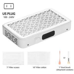 Professional Turbo Vacuum Cleaner Brushless Motor Turbo Nail Vacuum Cleaner Double Turbine Improve Nail Art Efficiency