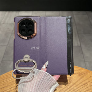 Ultra Thin Genuine Leather Flip Cover Case Dual Axis Shockproof Rotating Bracket Smart Window