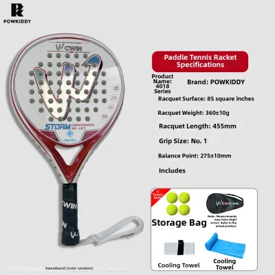 POWKIDDY | Carbon Fiber Beach Padel Rackets