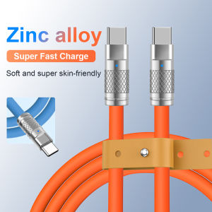 VAORLO PD Super Fast Charge Cable 120W 6A TypeC To Type-C/Lightning Charging Cable OD6.0 Liquid Silicone Charger Line  For Xiaomi Redmi Huawei Oppo Vivo Compatible With iPhone Support Data Transmission - Lazada