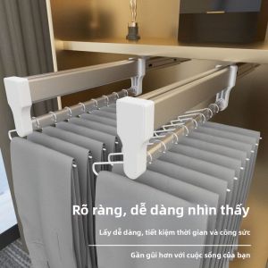 Slide-out Trousers Hanger Stainless Steel