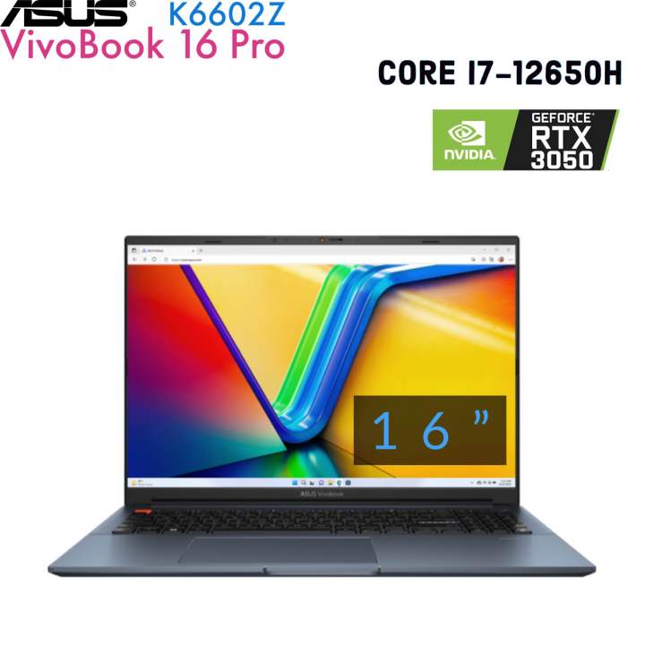 Laptop gaming Asus Vivobook 16Pro K6602Z Core i7-12650H, 32gb ram