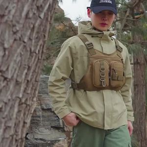 Tactical Molle Front Chest Rig Vest Bag Outdoor Sports Travel Mens FIshing Hiking Camping Trekking Training Backpack