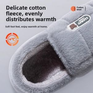 MONLEYTA | Extra Large Mens Winter Indoor Slip-Resistant Warm Slippers