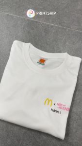 [Adult/Kid] McD x NewJeans McDonalds Idol Bunnies Hyein Haerin Danielle Hanni Minji Tshirt Tee Baju (Custom Name/Text)