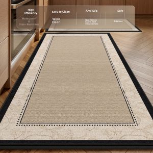 XINGLIANXIN | Non-Slip Oil-Proof Easy-to-Clean Waterproof Dirty-Resistant Kitchen Mat