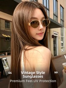 LKOE | Elegant UV Protection Sunglasses Small Oval