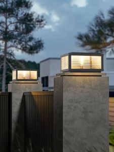 VINCAN | Waterproof Solar Modern Pillar Lamp