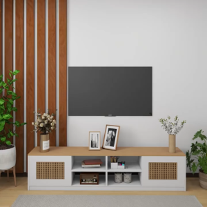 F&F : Rattan TV Cabinet /Rak TV/Almari Tv /Tv Kabinet/TV Console/meja tv/Modern TV Cabinet