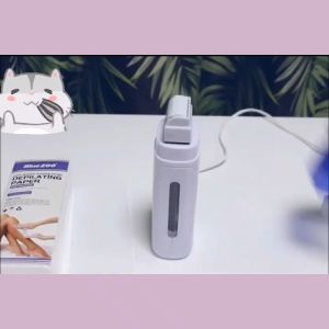 4in1ชุดเครื่องแว็กซ์แบบพกพาเครื่องทำความร้อนแว็กซ์แบบใช้มือถือ Salon Soft wax ชุดกำจัดขน