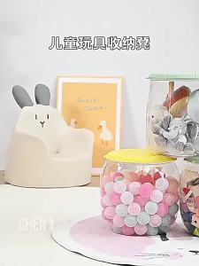 Large Capacity Portable Storage Bench for Toys and Miscellaneous Items