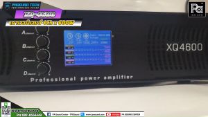 PROEURO TECH PRO XQ-4600 4Ch 600W อุปกรณ์เพาเวอร์ หน้าจอ มีโปรยูโรเทค แอมป์ขยาย 4 ช่อง 600 วัตต์ XQ4600