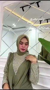 GAMIS PESTA BROKAT  PREMIUM ELVIRA