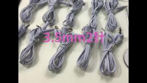YINHANG | 2-Way/4-Way 3.5mm Plug Electrical Nerve Muscle Stimulator Wires for Tens Massager Electrode Cable Line Compatible with Electrode