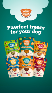 [Bundle of 4] Awesome Pawsome All Natural Dog Treats Grain Free Training Snacks for All Ages Made in New Zealand