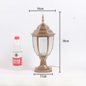 Outdoor Wall Lights Villa New Rural Area Entrance Column Lighting Waterproof Garden Courtyard Lamp Post Light European Style