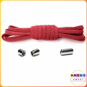Amoki Metal CapsuleLaces Metal Capsule Lock Buckles No Tie Shoelaces Tieless Elastic Lazy Shoelace
