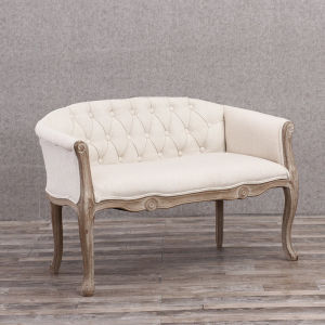 American Style Single Sofa Accessible Luxury Solid Wood Nordic Balcony Leisure Chair Bedroom Negotiation Sofa Chair Double Small Couch