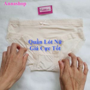 Quần lót nữ su đúc thun lạnh vải ren trẻ trung thoải mái thoát mát (MS 03142) Anna Shop