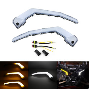 Đèn Xi Nhan LED Trước Kiểu Chảy Đèn Chạy Ban Ngày (DRL) Cho Can-Am Maverick X3 XDS XRS Max Turbo R 2017-2022 Chất Liệu ABS Phụ Tùng ATV&UTV&SSV