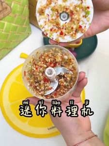 Chopper Blender Electric Wireless Cordless Grinder Mixer Mincer Masher Garlic Onion Meat Pengisar Pengadun 无线电动捣蒜器蒜泥