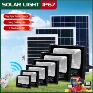 Kingdo Solar Light 200W Solar Garden Light Indoor House Solar LED Light Street Christmas Indoor Outdoor Waterproof LED Light