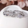 Nhẫn Đính Hôn Giả Cho Cặp Đôi Nhẫn Nữ Giả Kết Hôn Nhẫn Đính Hôn Giả Nhẫn Cặp Đôi Thiết Kế Nhỏ Nhẫn Có Thể Điều Chỉnh. 