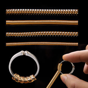 4Pcs Spiral Based Ring Size Adjuster Invisible Tightener Resizing Tool Jewelry