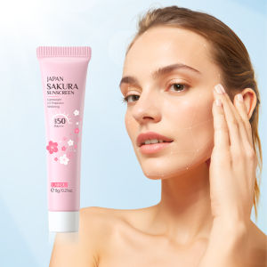 Laikou Nhật Bản sakura Kem chống nắng SPF50 PA +++ không thấm nước mặt Kem chống nắng cơ thể bảo vệ khỏi tia UV 8G