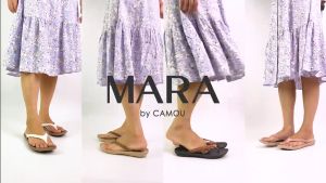 Amkha Shop Official Sandal Jepit Wanita Sendal CAMOU MARA Untuk Kaki Lebar Bahan Karet Tidak Licin